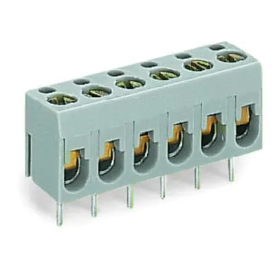 PCB terminal block; 2.5 mm²; Pin spacing 5 mm; 3-pole; 2,50 mm²; gray