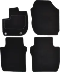 Covorase auto (set, velur, 4 bucati, culoare negru) HONDA JAZZ IV dupa 2015