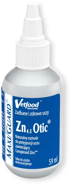 Solutie antibacteriana, VetFood, MAXIGUARD Zn4,5 Otic, 59 ml