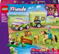 Constructor LEGO Friends - Remorcă pentru cal și mânz (42695)