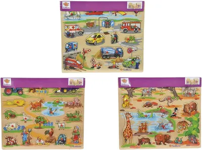 Puzzle din lemn Eichhorn - Sortiment