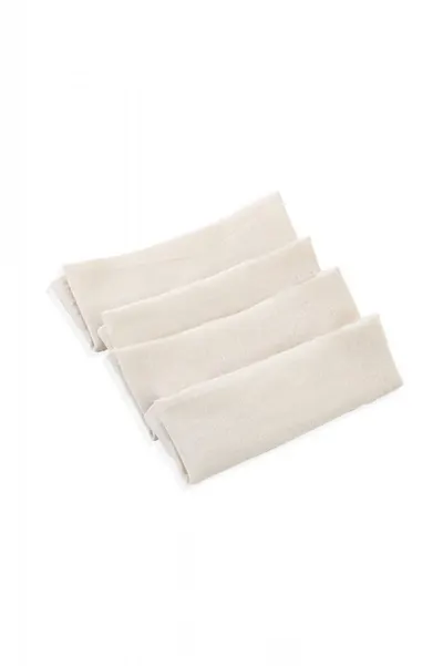 Set 4 prosopele BabyJem din muselina 25x25 cm Ecru