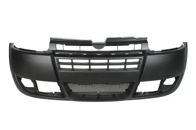 Bara fata Cu grilaj central, negru, TUV potrivit FIAT DOBLO, DOBLO/MINIVAN 2005-2010