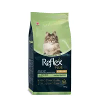 REFLEX Plus Sterilised, Pui, hrană uscată pisici sterilizate, 15kg