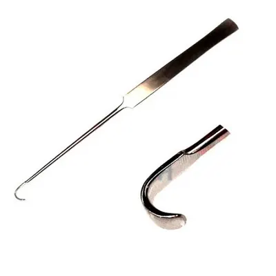 Carlig pentru castrare caini acc. la Reif, latimea de cca. 6 mm, lungime cca. 20 cm