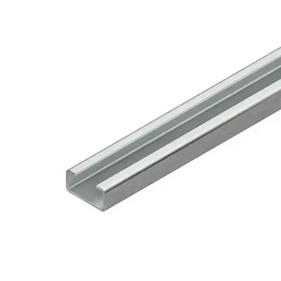 Profil C Tip 2970 Profil C, latime fanta 16 mm, conform. conform DIN EN 60715, neperforat 2970/2 FO