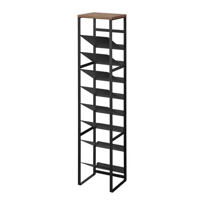 Raft pentru sticle de vin negru din metal număr de sticle 16 20x88,5x19 cm Tower – YAMAZAKI