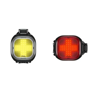 Knog Blinder Mini Cross Twinpack față + spate set de lumini pentru biciclete