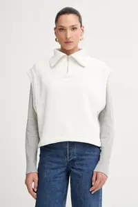 Rag & Bone hanorac fără mâneci pentru femei, cu bumbac Terry