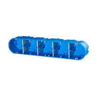 Doză de aparat pentru perete solid, cvintuplă, set 100 buc