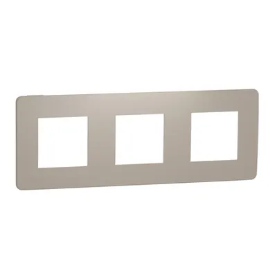 Placa ornament, Unica Studio Colsau, trei module, taupe