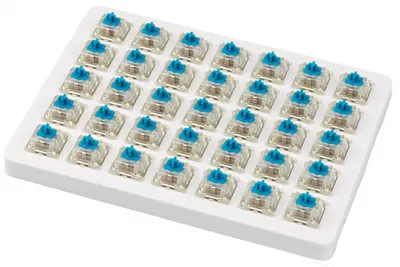 Switch-uri Keychron - Cherry MX Blue, RGB, 35 bucati