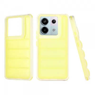 Husa pentru Xiaomi Poco X6 / Note 13 Pro 5G, Techsuit, Wave Shield, Galbena
