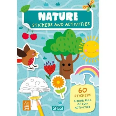 Carte de activitati cu abtibilduri - in natura