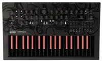 Sintetizator analogic Korg Minilogue Bass - negru/roșu