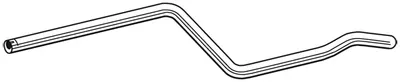 Teava evacuare spate (x1370mm) OPEL MERIVA A 1.3D intre 2003-2010
