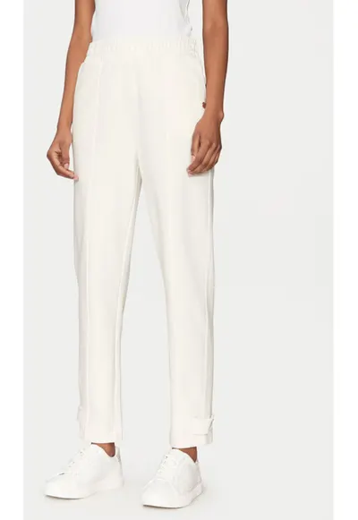Pantaloni dama - 305182876 - Bumbac/Poliester - Bej - Bej