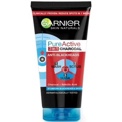 Gel de curatare pentru fata 3in1 pentru ten gras cu imperfectiuni, 150ml, Garnier