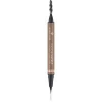 essence Microblading creion pentru sprancene cu pensula culoare 03 Neutral Brown 0.6 ml