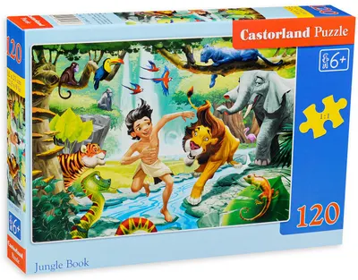 Puzzle Castorland din 120 de piese - Jungle Book