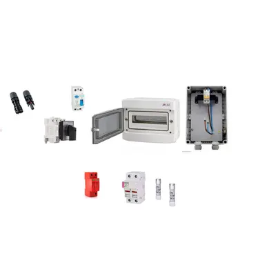 SolarEasy 8-12kW – Set Tablou Electric, Bloc de Masura si protectii AC/DC pentru Sisteme Fotovoltaice de pana la 24 Panouri - universal