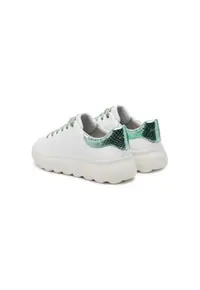 Pantofi sport dama - D45TCD-085KY - Piele naturala - Alb