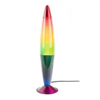 Lava lamp verde din sticlă (înălțime 41,5 cm) Rainbow Rocket Lava – Leitmotiv