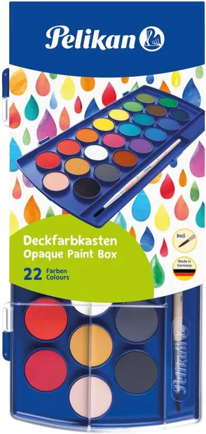 Vopsele de acuarelă Pelikan - 22 culori