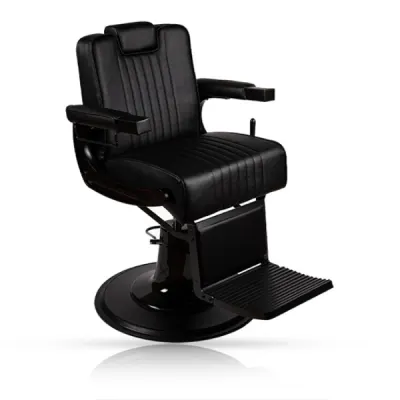 Scaun frizerie - MENOSER - Monterrey - Negru