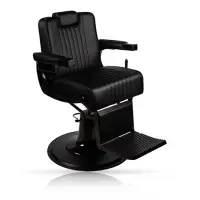 Scaun frizerie - MENOSER - Monterrey - Negru