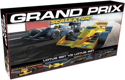 Set de curse Scalextric - Grand Prix Retro Race: Lotus 98T și Lotus 99T