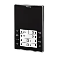Control unit with keys and temperature sensor, black