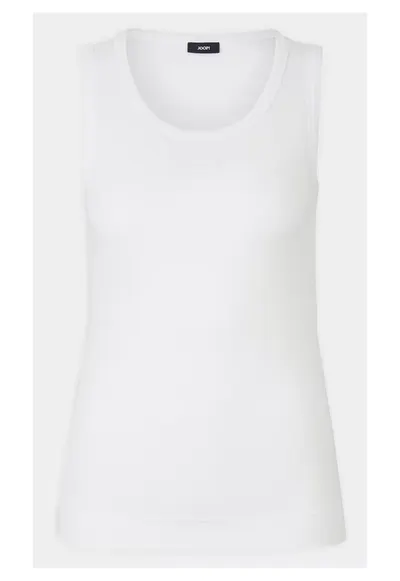 Top dama 30040191 10017040 - Bumbac/Elastan - Alb - Alb