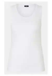Top dama 30040191 10017040 - Bumbac/Elastan - Alb - Alb