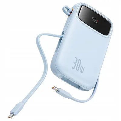 Baseus Powerbank 30W 10000mAh cu cabluri USB-C