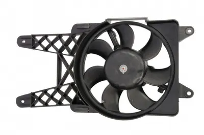 Ventilator radiator (cu carcasa) potrivit FIAT SEICENTO 600 1.1 01.98-01.10