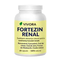 Fortezin Renal – capsule create pentru a sprijini rinichii și întregul aparat urinar – 60 cps