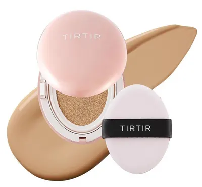 TirTir Fond de ten Mask Fit All Cover Cushion, 27N Camel, 18 g