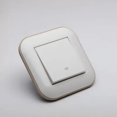 Intrerupator Cap Cruce ST Alb Kraft Ovivo Loft, 404-010206-214