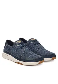 Pantofi barbati - tesatura - albastru - material sintetic