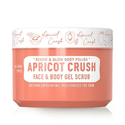 Scrub gel - IMMORTAL - Apricot - pentru fata si corp - 300 ml