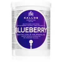 Kallos KJMN Professional Blueberry masca revitalizanta pentru par uscat, deteriorat si tratat chimic