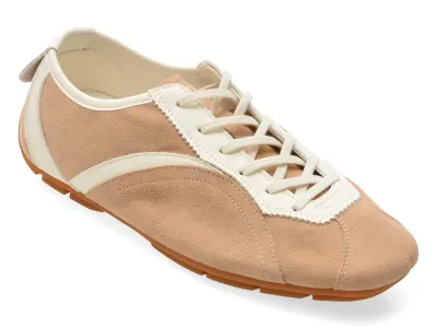 Pantofi sport GRYXX bej, 60081, din piele intoarsa
