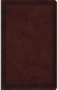 Large Print Value Thinline Bible-ESV-Border Design