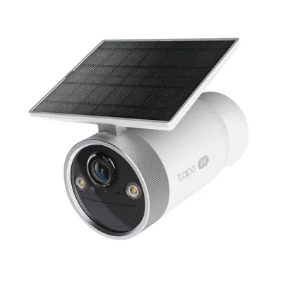 Enhanced AI Solar Security Camera Ultra SPEC:4K QHD (2160×4096), 2.4 G&5GHz, 7800mAh rechargeable lithium-ion battery, All-in-on