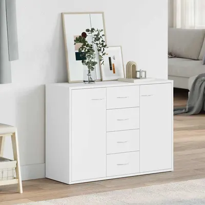 vidaXL Dulap, alb, 88 x 30 x 65 cm, lemn prelucrat