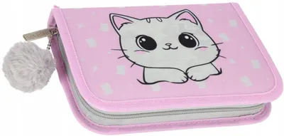 Penar cu rechizite Starpak Kitty - cu 1 fermoar