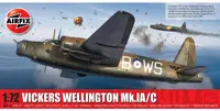 Model de asamblat Airfix Militari: Avioane - Bombardier mediu britanic Vickers Wellington Mk.IA/C