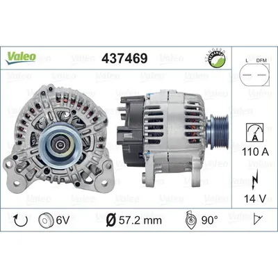 Generator/alternator VALEO 437469