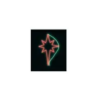 STAR 17 LED si FLASH (Lxh) 524x820 mm